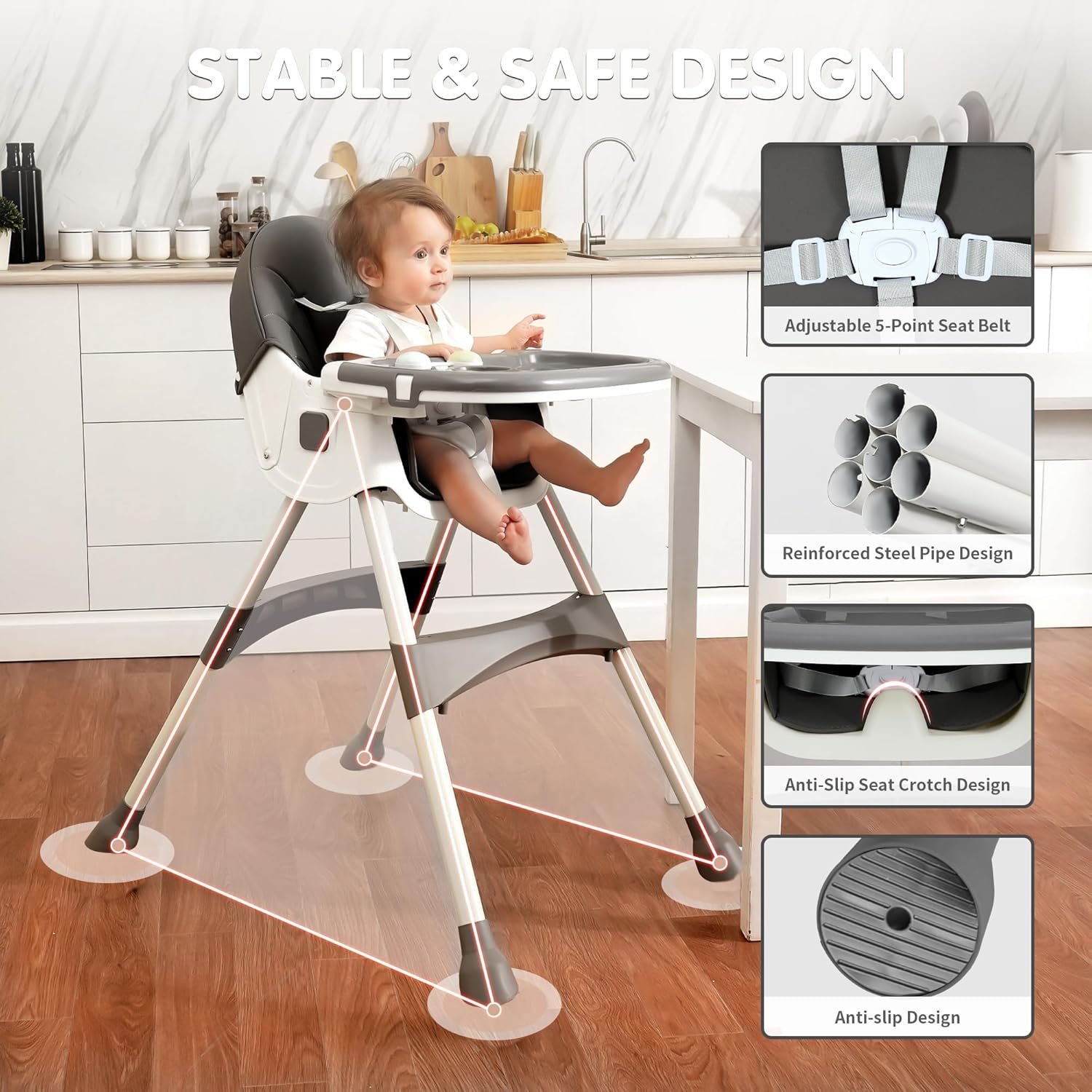 Children's high chair - 图片 2
