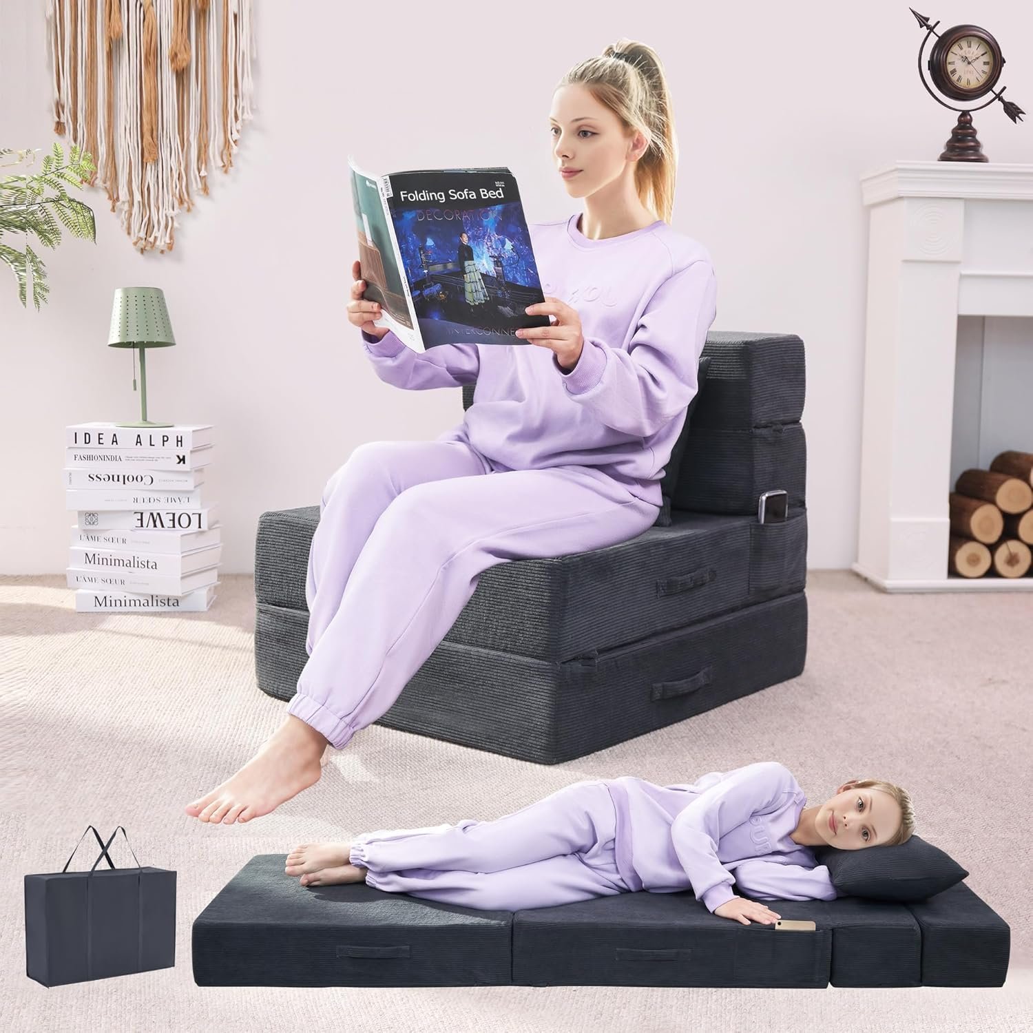 Multi-functional folding sofa