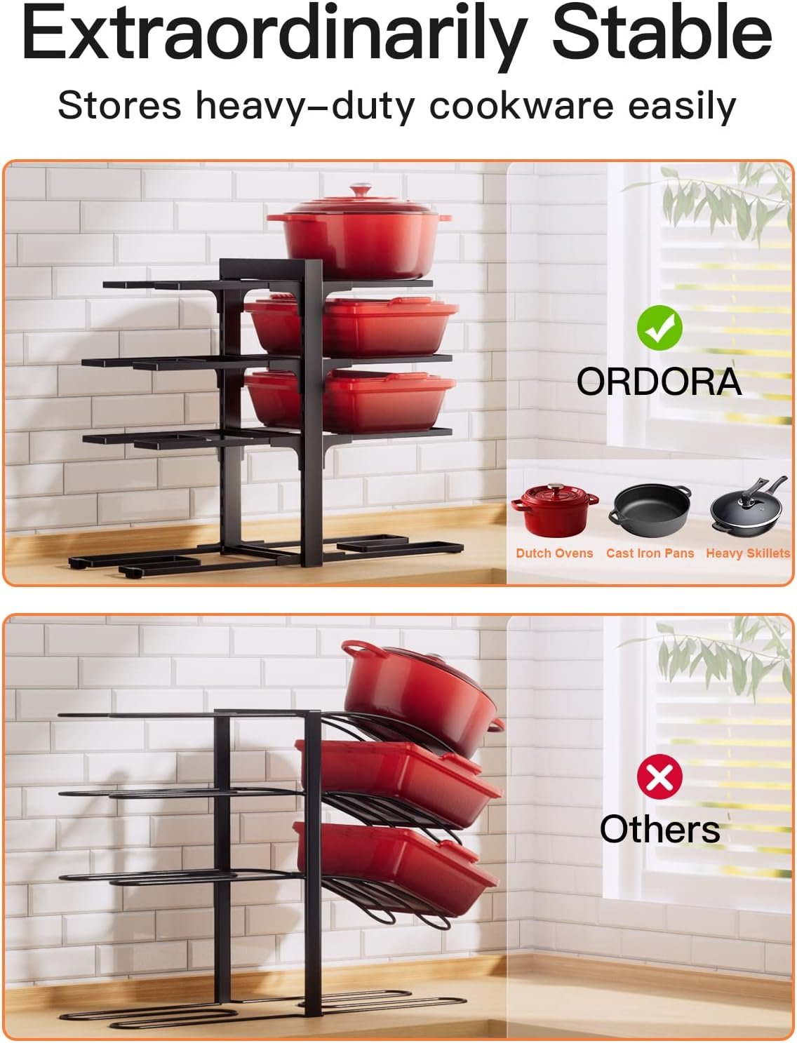 Cookware hardware rack - 图片 6
