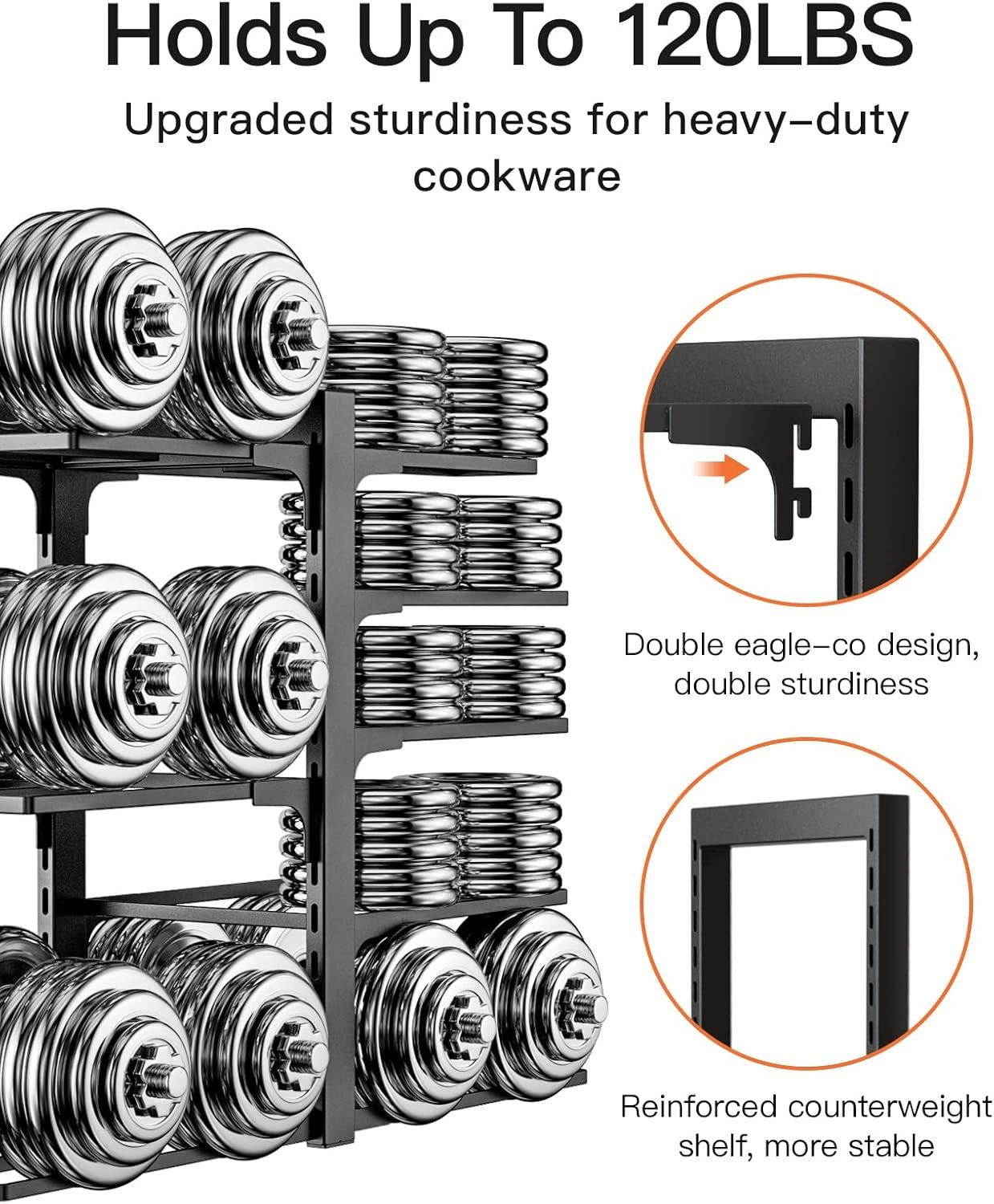 Cookware hardware rack - 图片 5