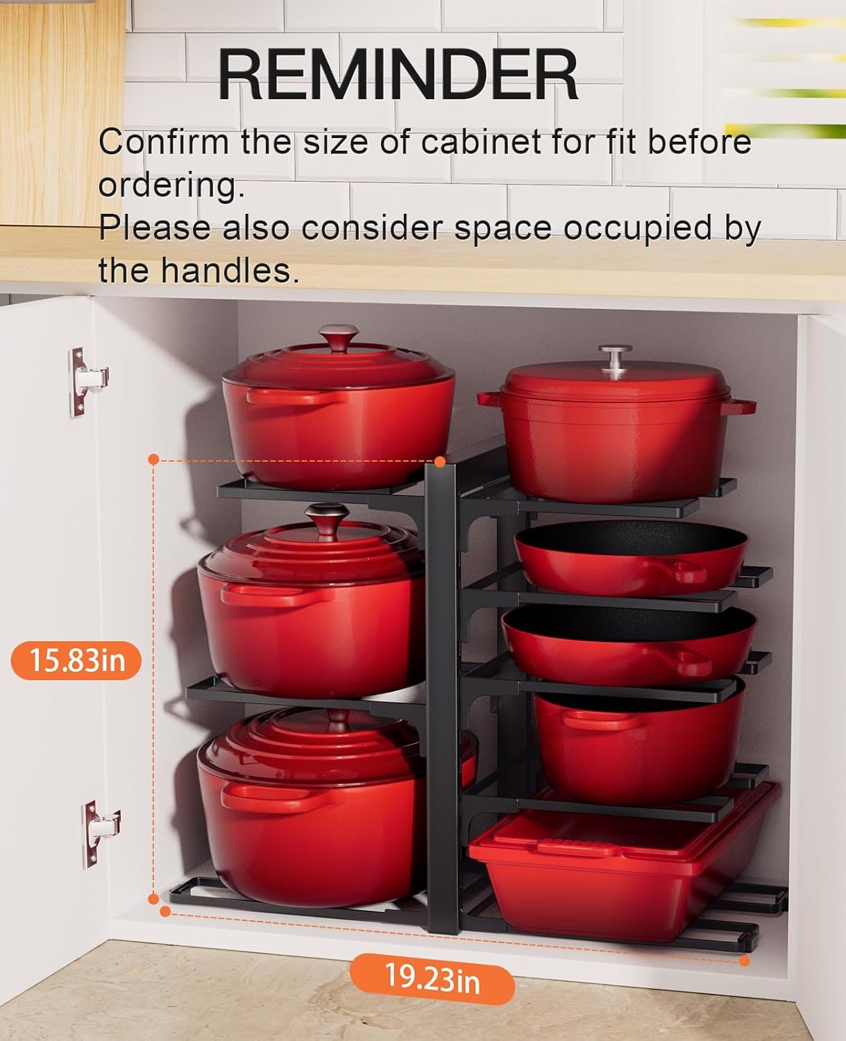 Cookware hardware rack - 图片 2